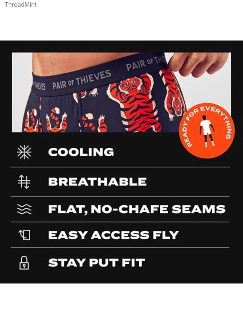 Men's Boxer Briefs Soft Breathable Quick-Dry 4-Way Stretch 3-Pack